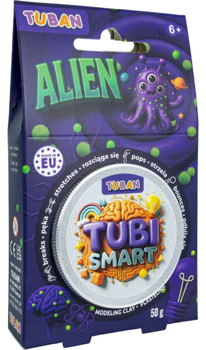 Tuban Tubi Smart - Modeliavimo masė - Ateivis (50 g)