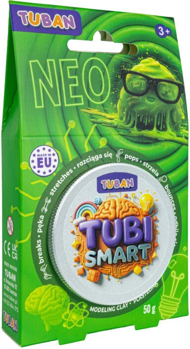 Tuban Tubi Smart - Modeliavimo masė - Neonas (50 g)