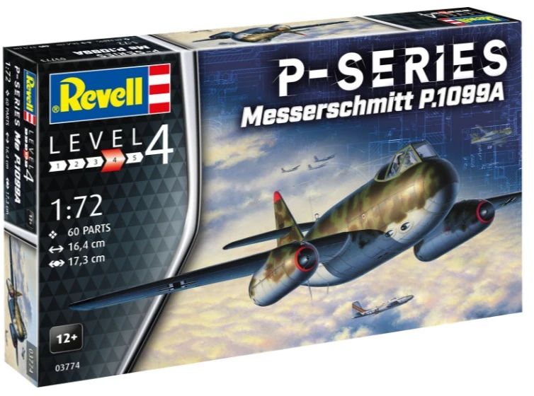 Revell Messerschmitt P.1099A P-Series 1/72 surenkamas modelis 03774