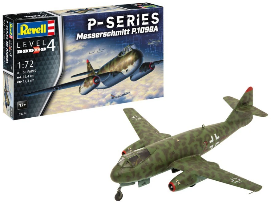 Revell Messerschmitt P.1099A P-Series 1/72 surenkamas modelis 03774