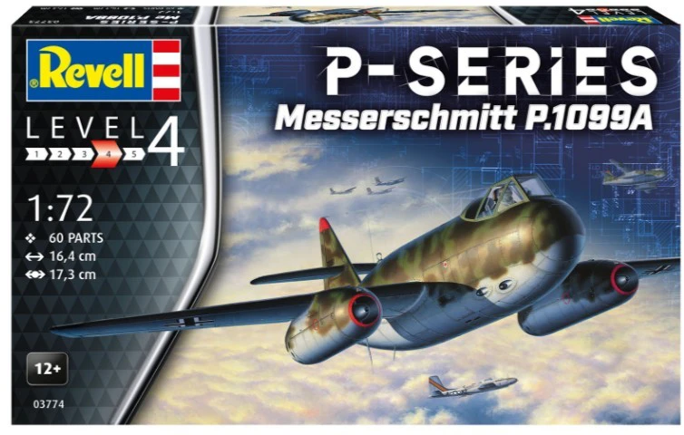 Revell Messerschmitt P.1099A P-Series 1/72 surenkamas modelis 03774
