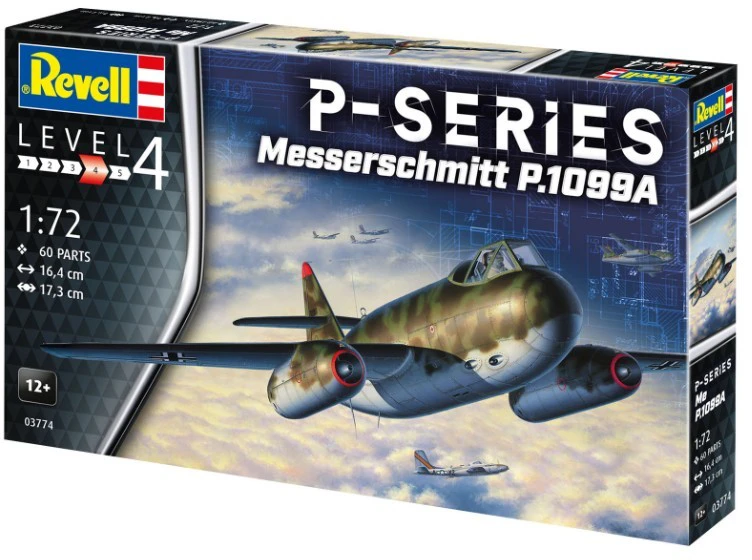Revell Messerschmitt P.1099A P-Series 1/72 surenkamas modelis 03774