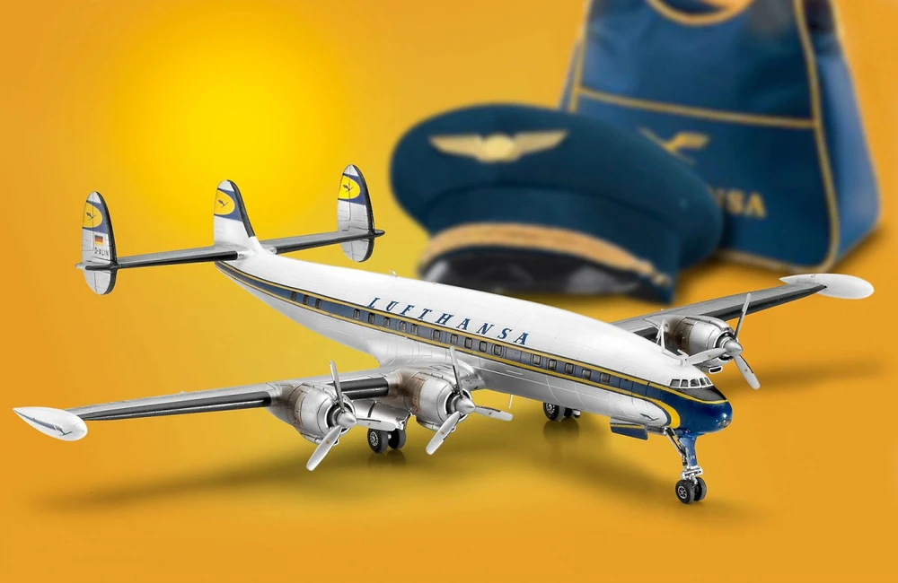 Revell Lockheed Super Constellation Lufthansa lėktuvas 1/144