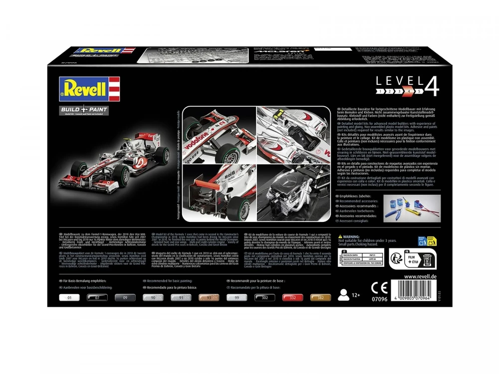 Revell McLaren Mercedes F1 MP4-25 Lewis Hamilton 1:24 surinkimo rinkinys