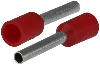 Plastrol Końcówka tulejkowa izolowana do przewodów 1x1mm2; dł tulejki 16,4mm raudona 20 vnt.