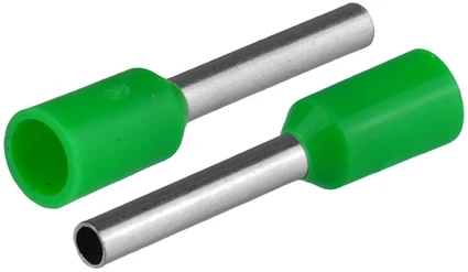 Plastrol Końcówka tulejkowa izolowana do przewodów 1x1mm2; dł tulejki 16,4mm žalia 20 vnt.