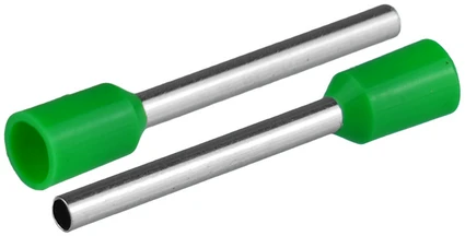 Plastrol Końcówka tulejkowa izolowana do przewodów 11,5mm2; DŁ TULEJKI 24,4mm Žalias 20 vnt.
