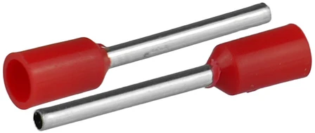 Plastrol Końcówka tulejkowa izolowana do przewodów 10,5mm2; DŁ TULEJKI 18mm Raudona 20 vnt.