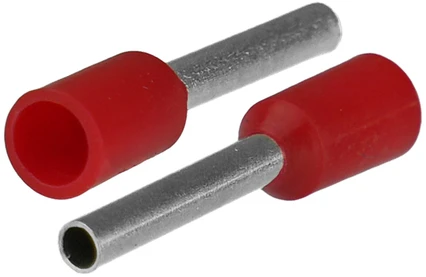 Plastrol Końcówka tulejkowa izolowana do przewodów 1x1mm2; dł tulejki 16,4mm raudona 50 vnt.