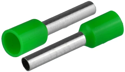 Plastrol Końcówka tulejkowa izolowana do przewodów 12,5mm2; DŁ TULEJKI 19,2mm Žalias 20 vnt.