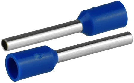 Plastrol Końcówka tulejkowa izolowana do przewodów 1x1mm2; dł tulejki 18,4mm mėlyna 50 vnt.