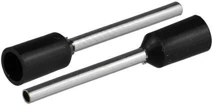 Plastrol Końcówka tulejkowa izolowana do przewodów 10,5mm2; DŁ TULEJKI 18mm Juodas 20 vnt.