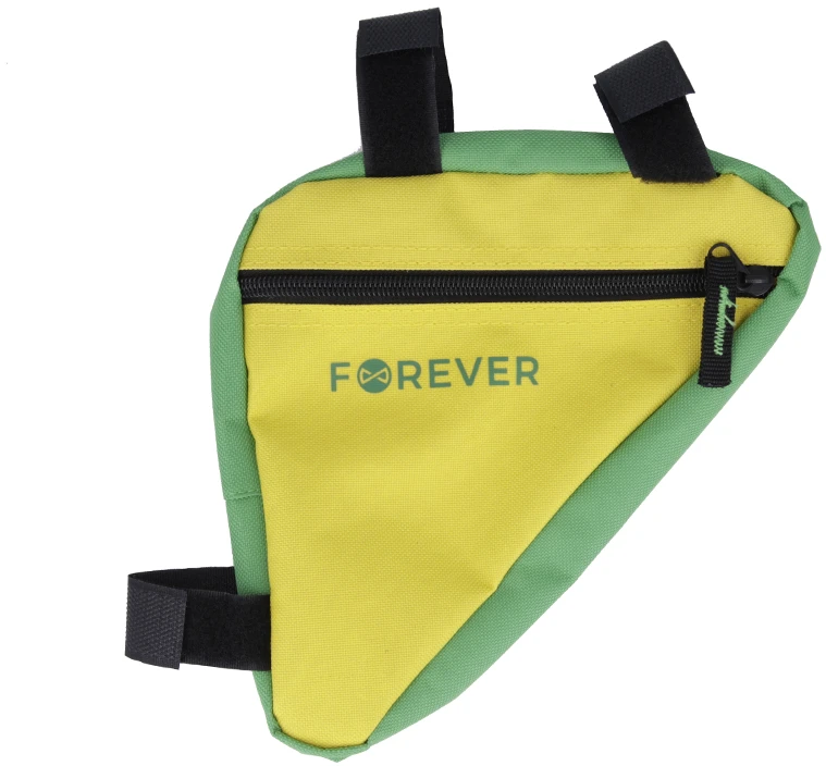 TelForceone Dviračio rėmo krepšys FB-100 Forever Outdoor geltonai žalias