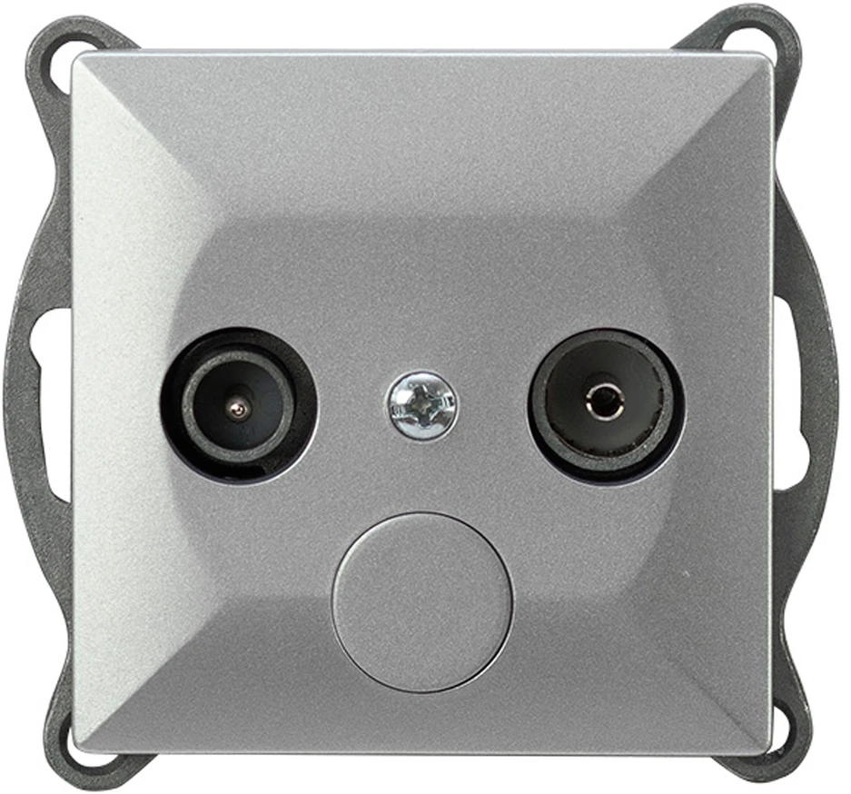 Plastrol RTV abonamentinė galinė rozetė p/t, 1,5 dB (modulis)