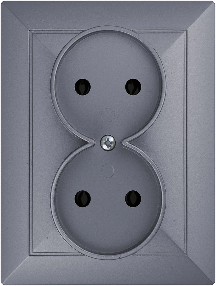 Plastrol Lizdas įleidžiamas dvigubas, 2x2p, 16A, 250V