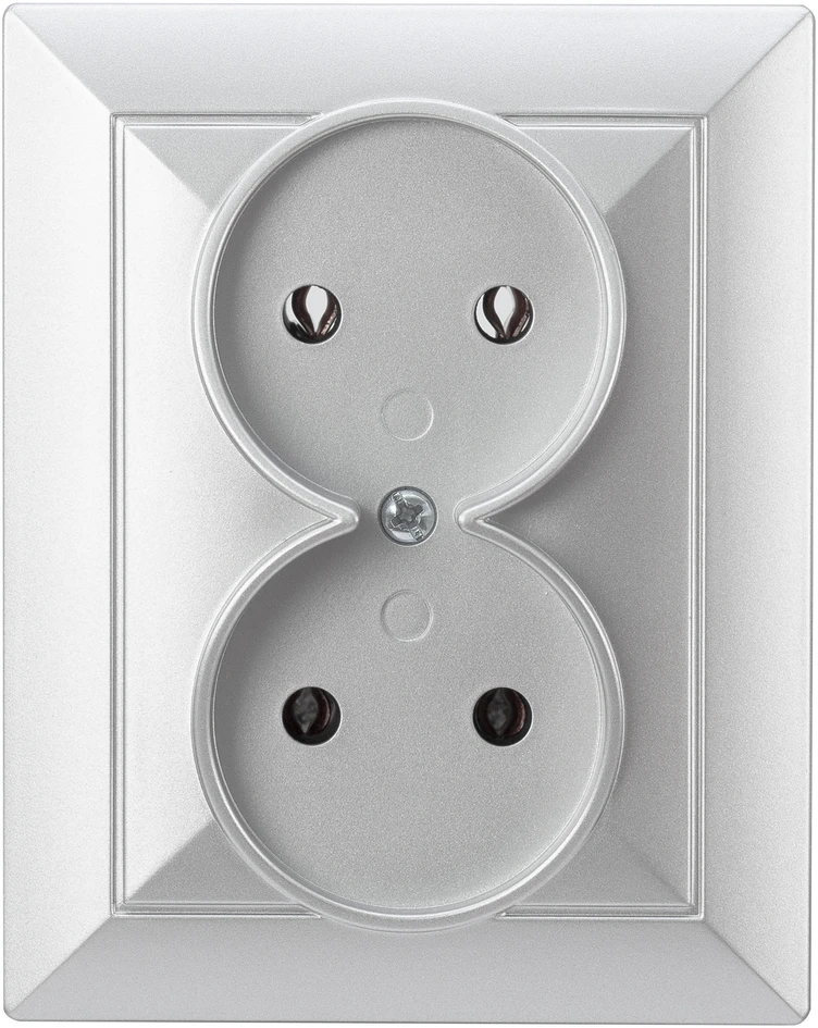 Plastrol Lizdas įleidžiamas dvigubas, 2x2p, 16A, 250V