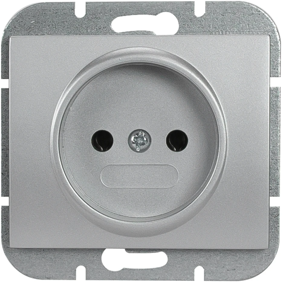 Plastrol Lizdas su kištuku pavienis p/t 2p, 16a, 250v (modulis)