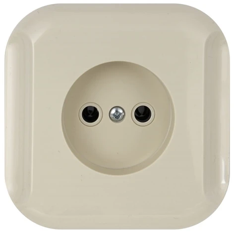 Plastrol Vienvietis kištukinis lizdas -topaz- p/t 2p 16a, 250v, abex