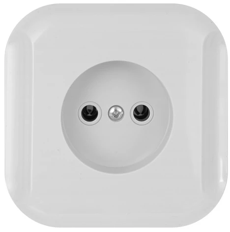 Plastrol Vienvietis kištukinis lizdas -topaz- p/t 2p 16a, 250v, abex