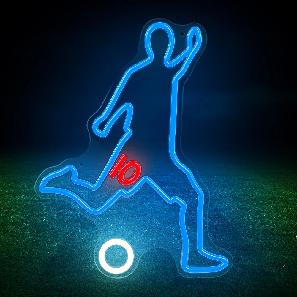 Plastrol Neon PLEXI LED Futbolininkas įvairiaspalvis FPNE31 Forever Light