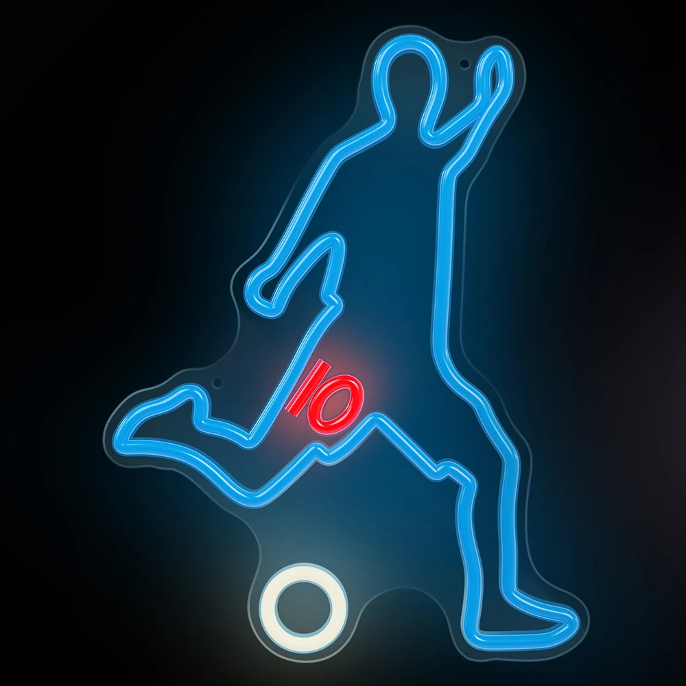 Plastrol Neon PLEXI LED Futbolininkas įvairiaspalvis FPNE31 Forever Light
