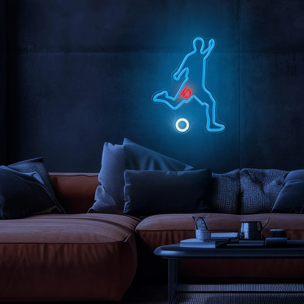 Plastrol Neon PLEXI LED Futbolininkas įvairiaspalvis FPNE31 Forever Light