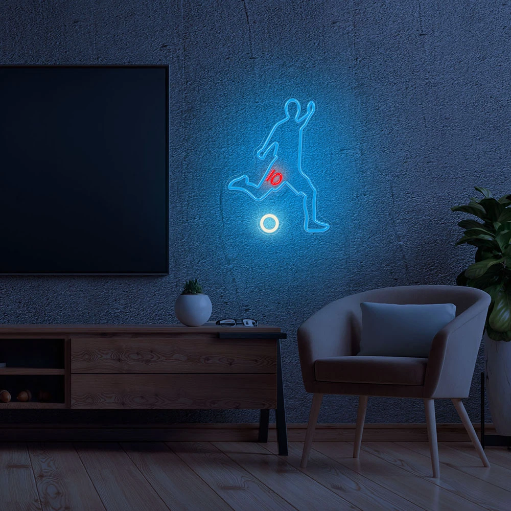 Plastrol Neon PLEXI LED Futbolininkas įvairiaspalvis FPNE31 Forever Light