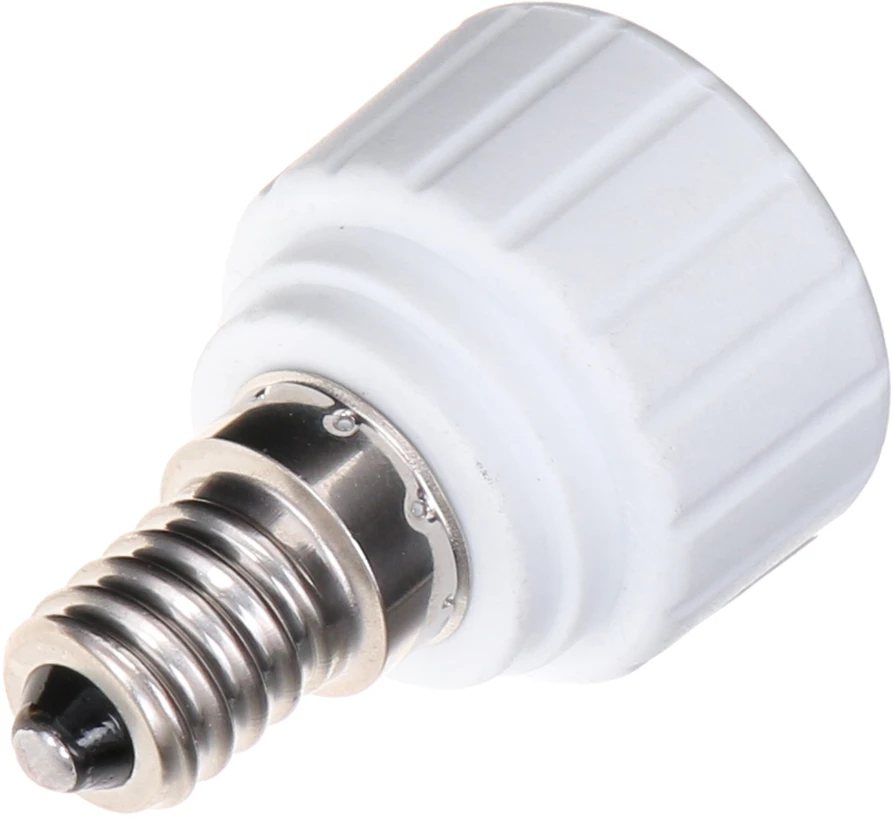 Plastrol Przejściówka su e-14 na gu-10, balta, adapter