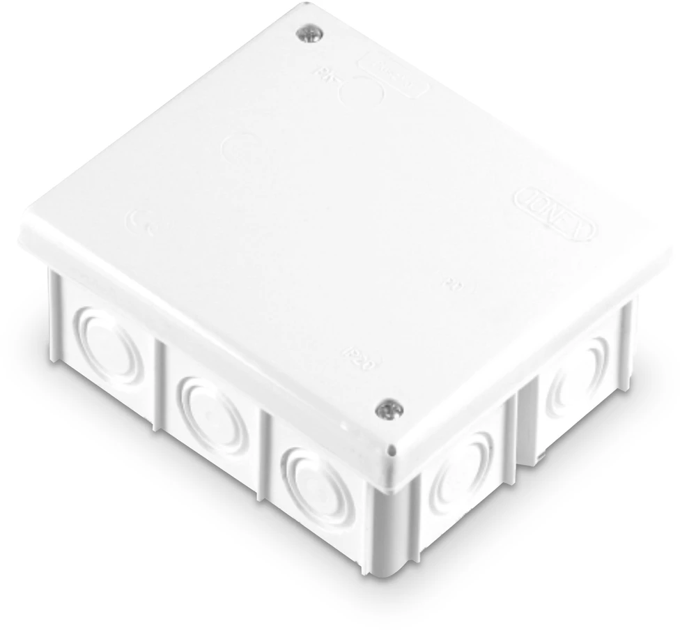 Plastrol Puszka instalacyjna, izolacyjna, odgałęźna, 14-wlotowa, wtynkowa su osłabieniami ścianek, su pazurkami do mocowania w płytach gipsowych, PO, ?16÷21, IP20, wymiar 809 su pięcioma zaciskami 1x4mm2