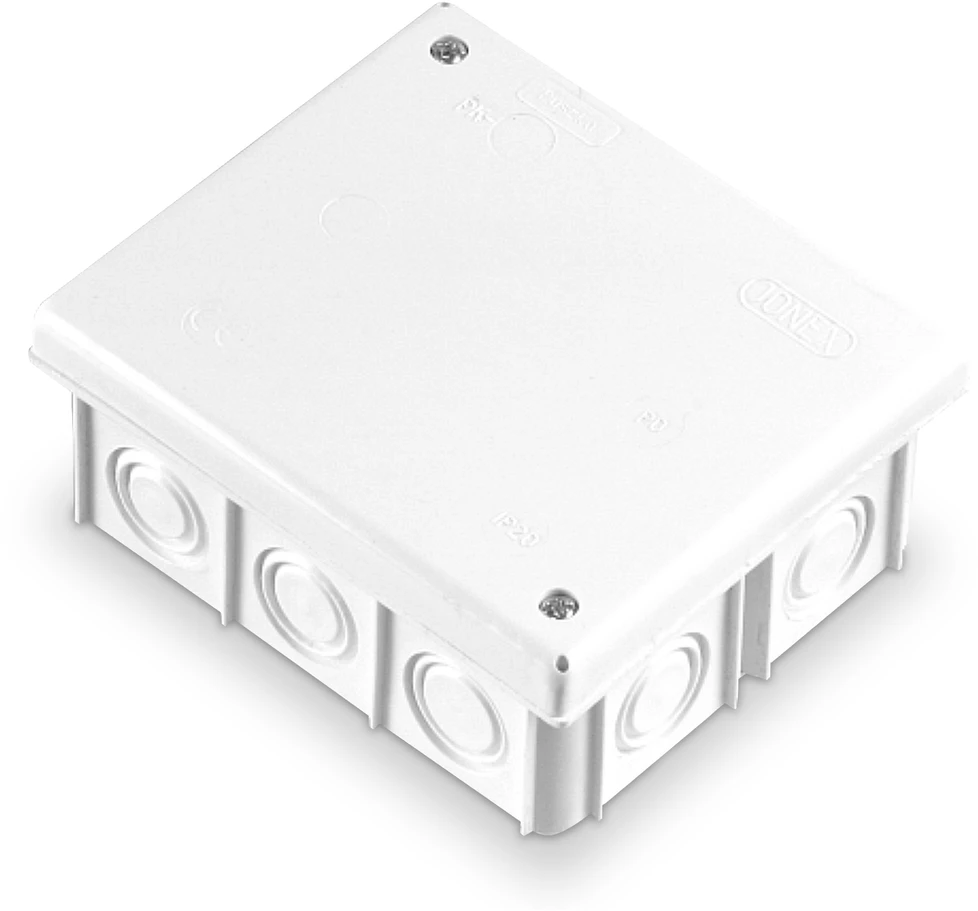 Plastrol Puszka instalacyjna, izolacyjna, odgałęźna, 14-wlotowa, wtynkowa su osłabieniami ścianek, ?16÷21, IP20, wymiar 8095