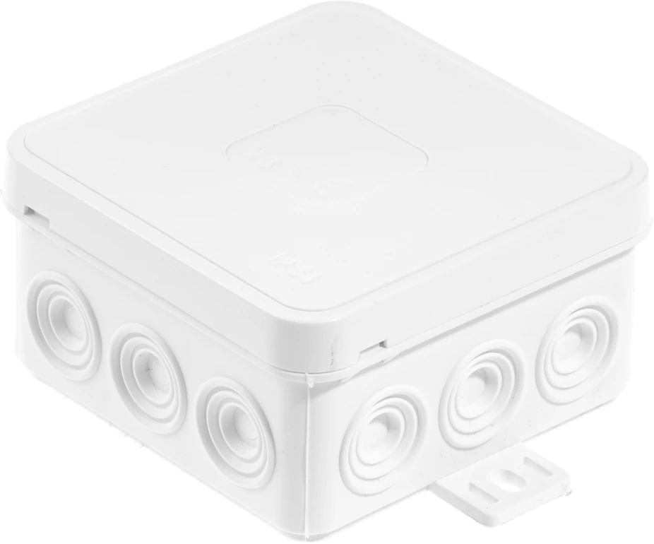 Plastrol Hermetiška įleidžiama dėžutė v5 IP-54 75x75x41 12-vnt. klik su susilpninimais balta