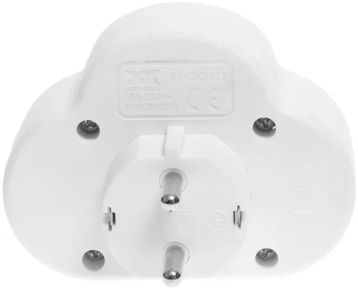 Plastrol Rozgałęźnik wtyczkowy podwójny su wyłącznikiem