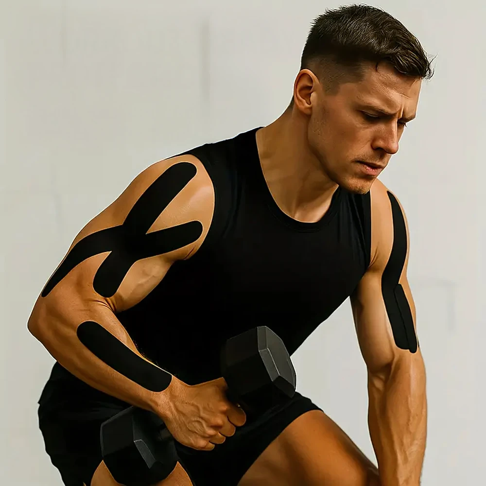 Plastry Kineziologinis teipavimas, pleistrai, „Kinesio Sport Pro Tape“, 5Mx5CM