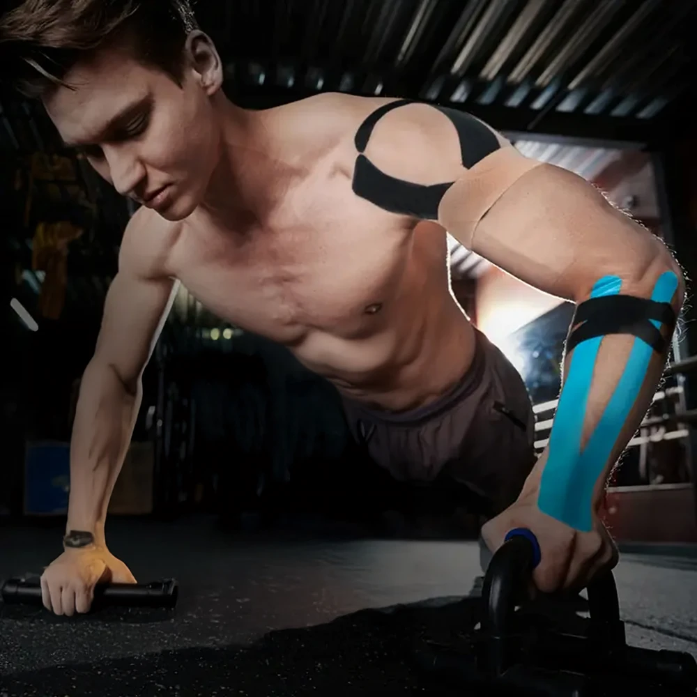 Plastry Kineziologinis teipavimas, pleistrai, „Kinesio Sport Pro Tape“, 5Mx5CM