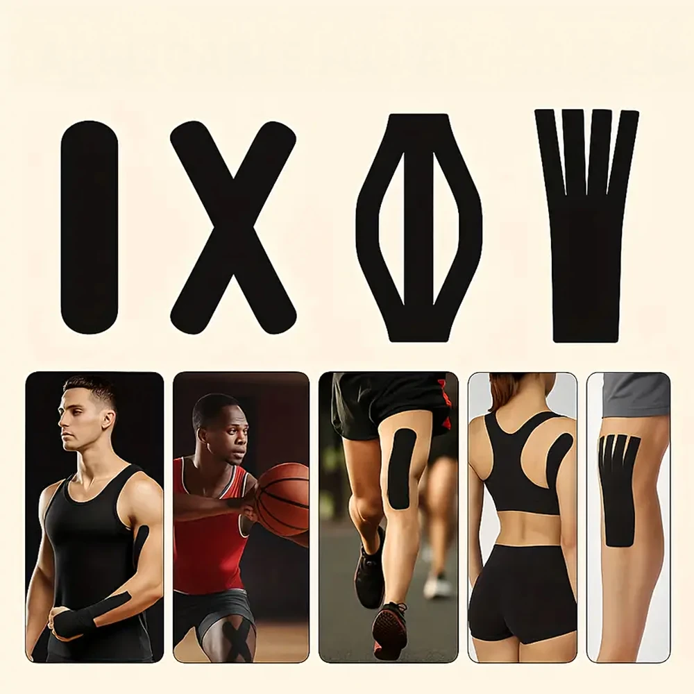 Plastry Kineziologinis teipavimas, pleistrai, „Kinesio Sport Pro Tape“, 5Mx5CM