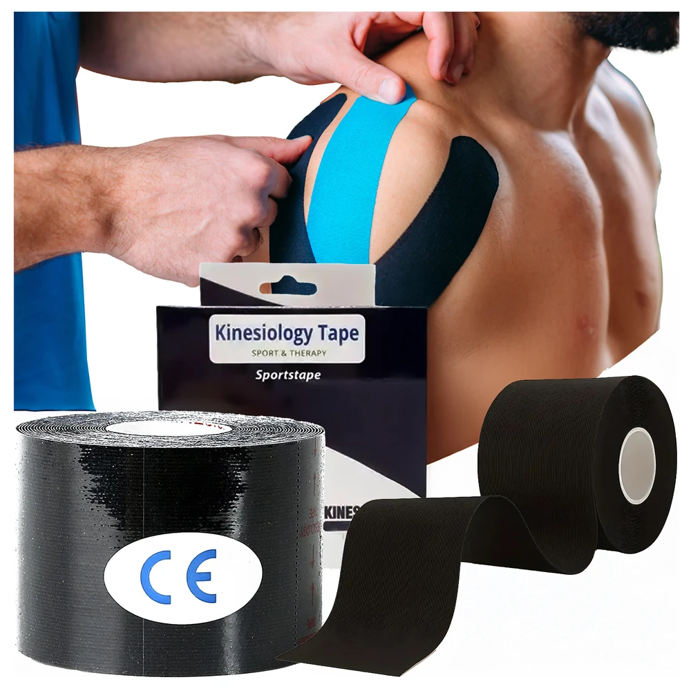 Plastry Kineziologinis teipavimas, pleistrai, „Kinesio Sport Pro Tape“, 5Mx5CM