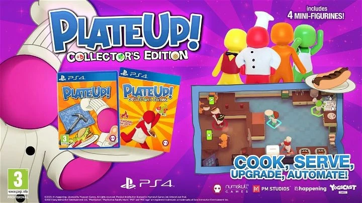 „Plate Up“ kolekcininkų leidimas – „PlayStation 4“
