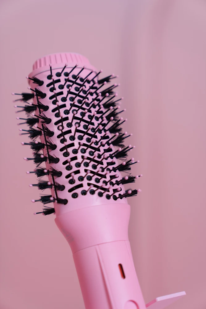 Mermade Blow Dry Rožinė Plaukų formavimo šukos rožinės spalvos