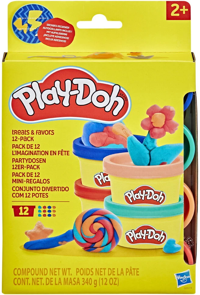 PLAY-DOH Mini indelių rinkinys, 12 vnt.