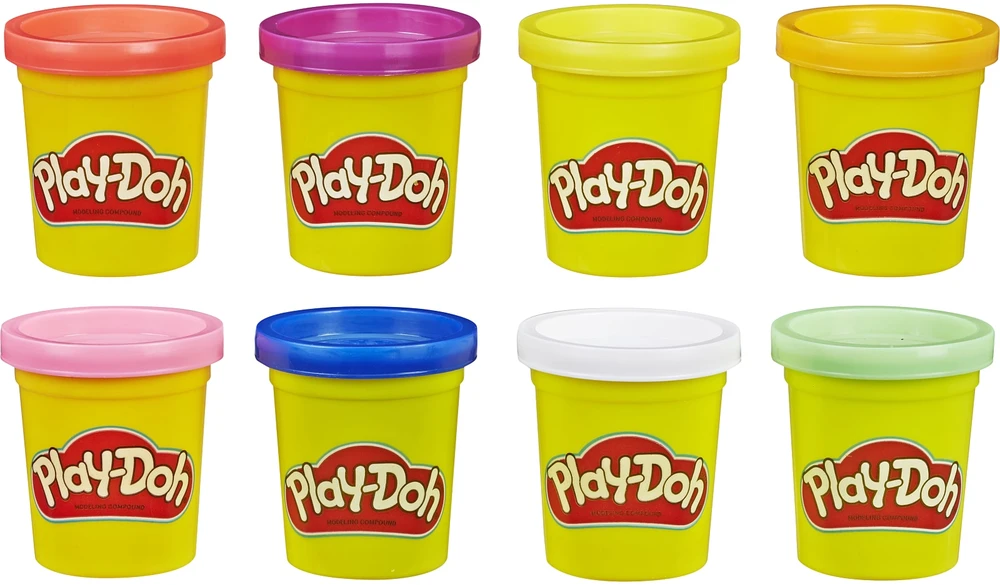 PLAY-DOH Plastilinas, 8 vnt.