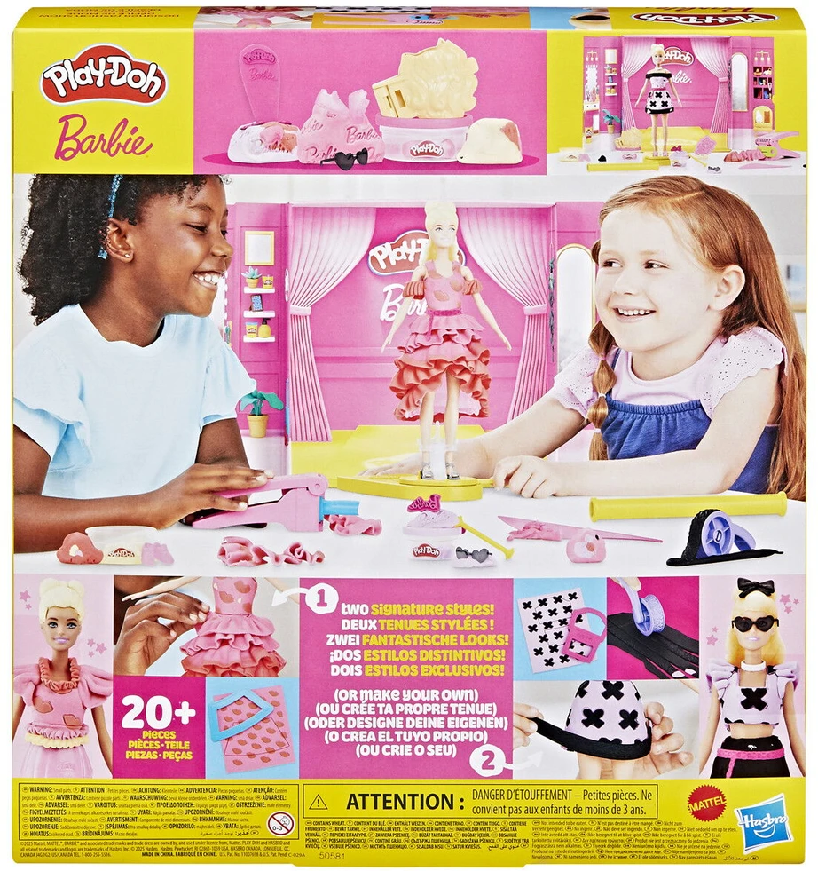Barbės mados šou dizainerės žaidimų rinkinys Play-Doh