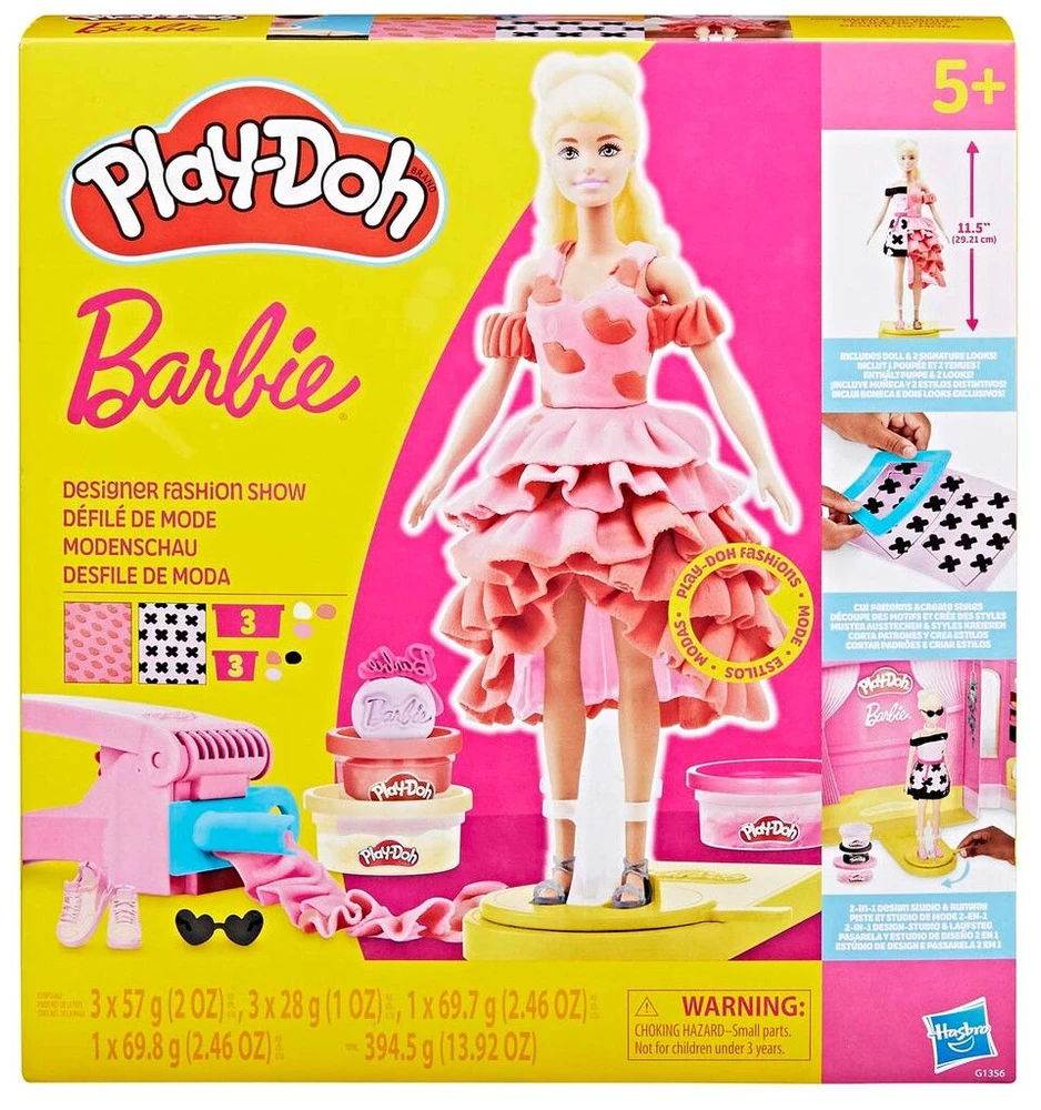 Barbės mados šou dizainerės žaidimų rinkinys Play-Doh