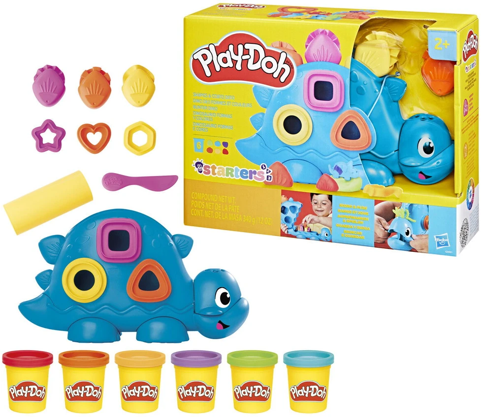 PLAY-DOH žaidimų rinkinys Formos ir spalvos Dino