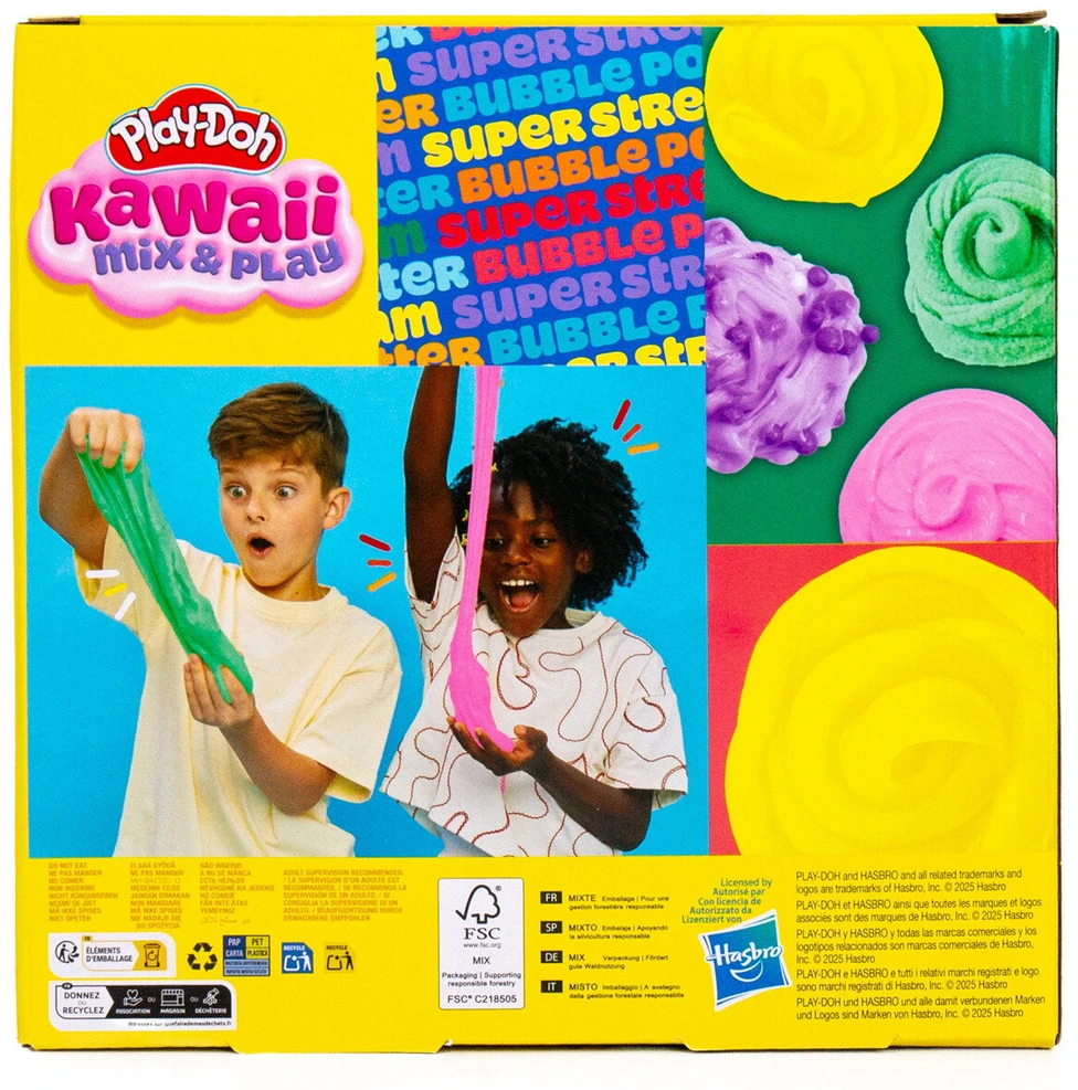 „Play-Doh“ – Kawaii „Mix Play“ 4 vnt. pakuotė (334-240418)