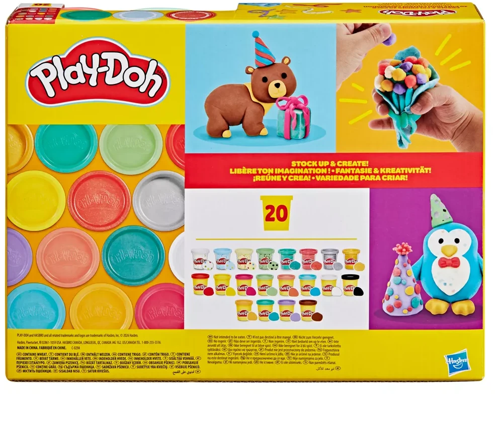 „Play-Doh“ – kurk ir švęsk, 20 vnt. pakuotė (G2467)