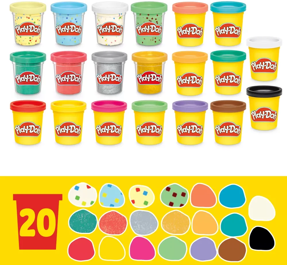 „Play-Doh“ – kurk ir švęsk, 20 vnt. pakuotė (G2467)