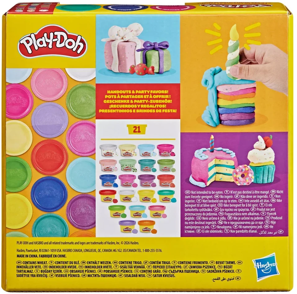 Play-Doh - Mėgstamiausios dovanėlės, 21 vnt. pakuotė (G3053)