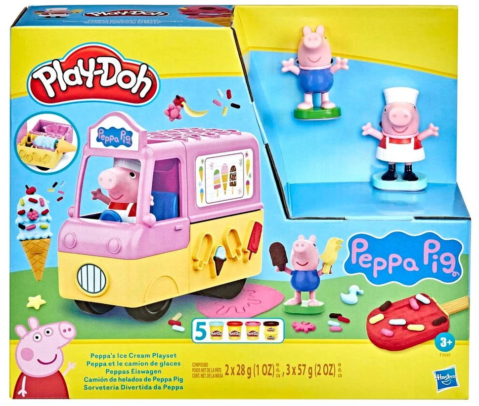 Play-Doh - Peppa Pig ledų žaidimų rinkinys (F35975L0)