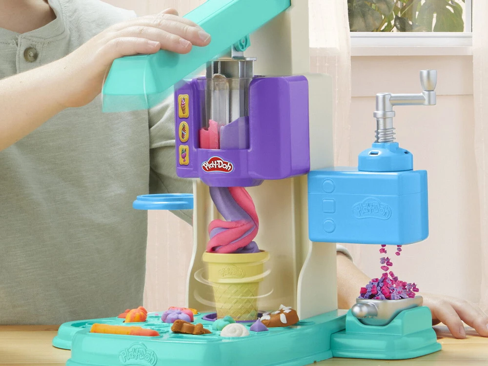 Modeliavimo rinkinys vaikams PLAY DOH Vaivorykštės ledai