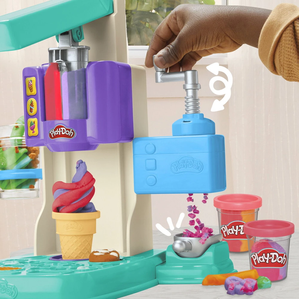 Modeliavimo rinkinys vaikams PLAY DOH Vaivorykštės ledai